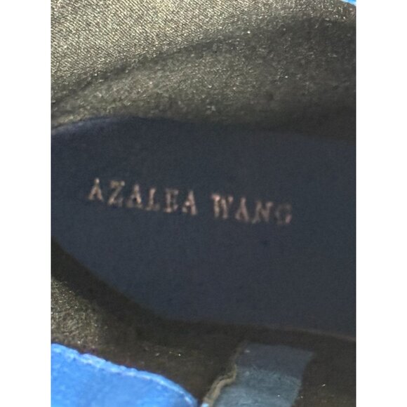 NWT Azalea Wang Rhinestone Fringe Denim Western Boots Blue Cowgirl Glam - Picture 10 of 11